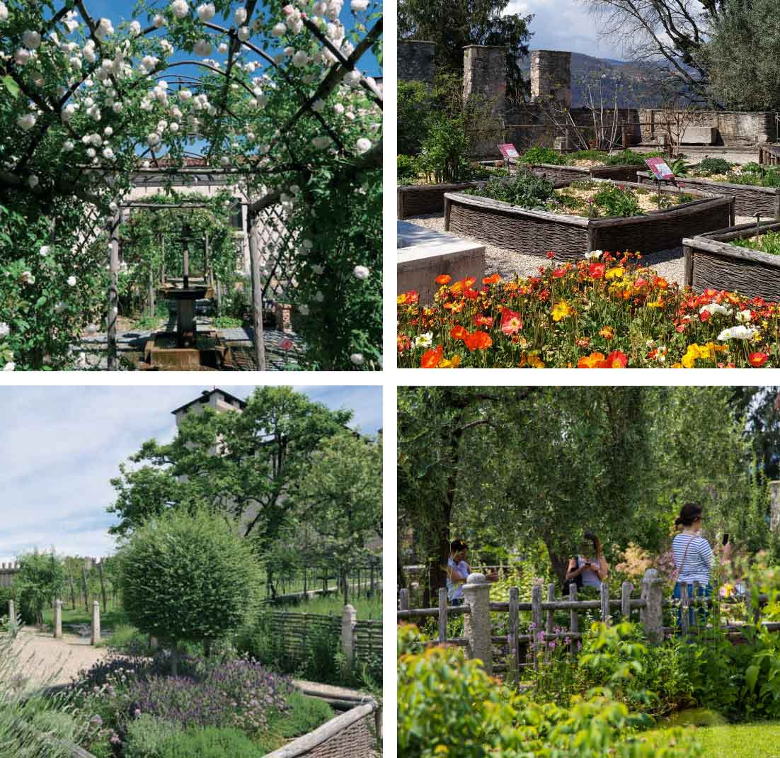 IL GIARDINO MEDIEVALE DELLA ROCCA DI ANGERA